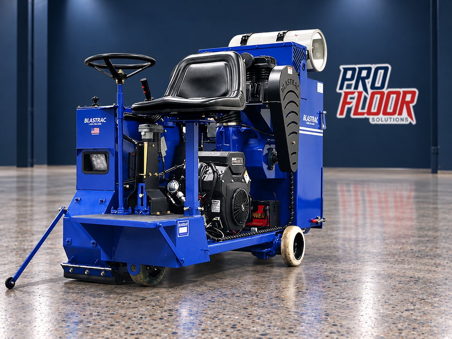 Blastrac Ride-On Blaster rental - ProFloor Solutions, Kalamazoo, MI